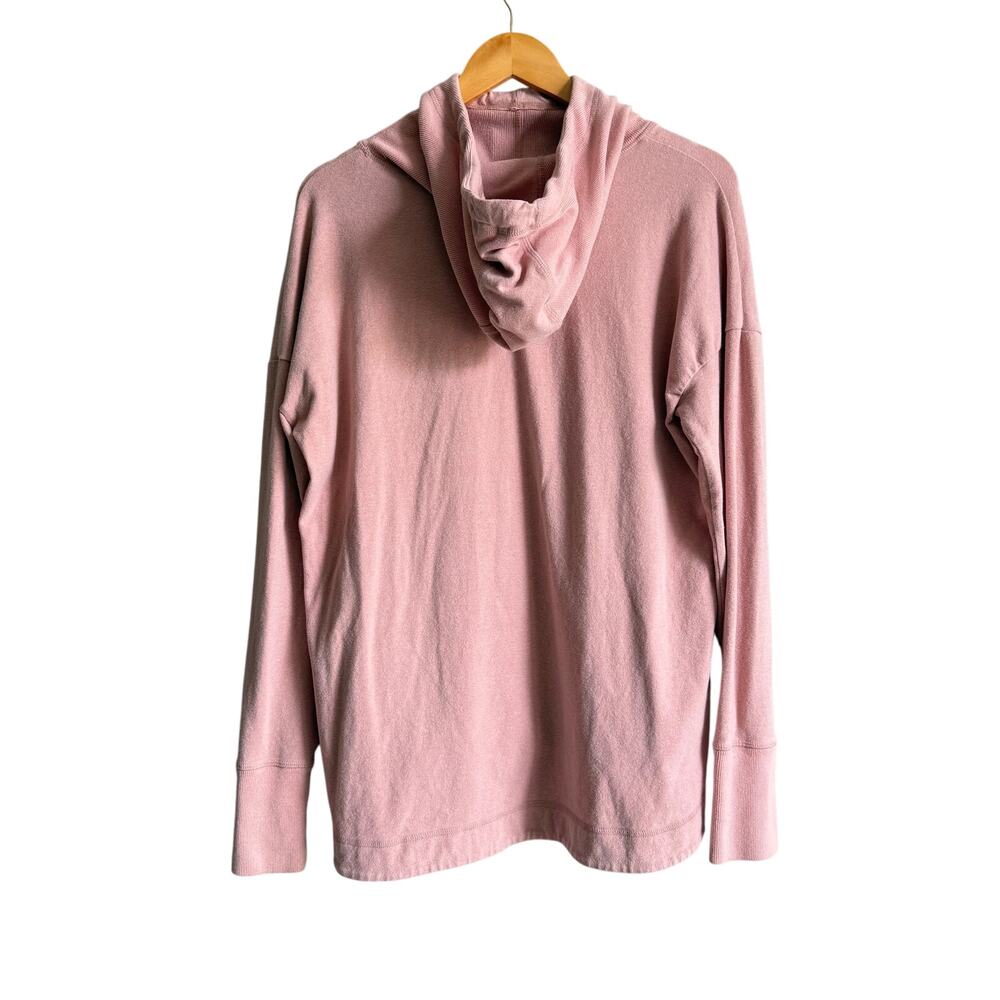 Sweaty Betty Pink Escape Fleece Hoodie Sweatshirt Size Us 14 View 3
